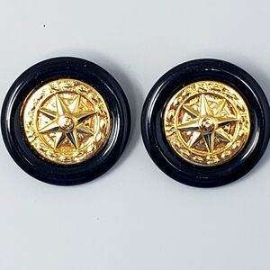 Vintage Compass Earrings